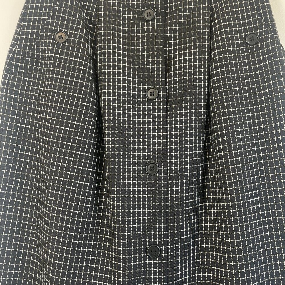 Vintage MARELLA Checkered Pencil Skirt - Size S - Picture 4 of 9